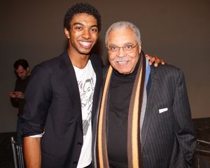 Christian Dante White and James Earl Jones @ BroadwayWorld Christian Dante White and James Earl Jones Photo
