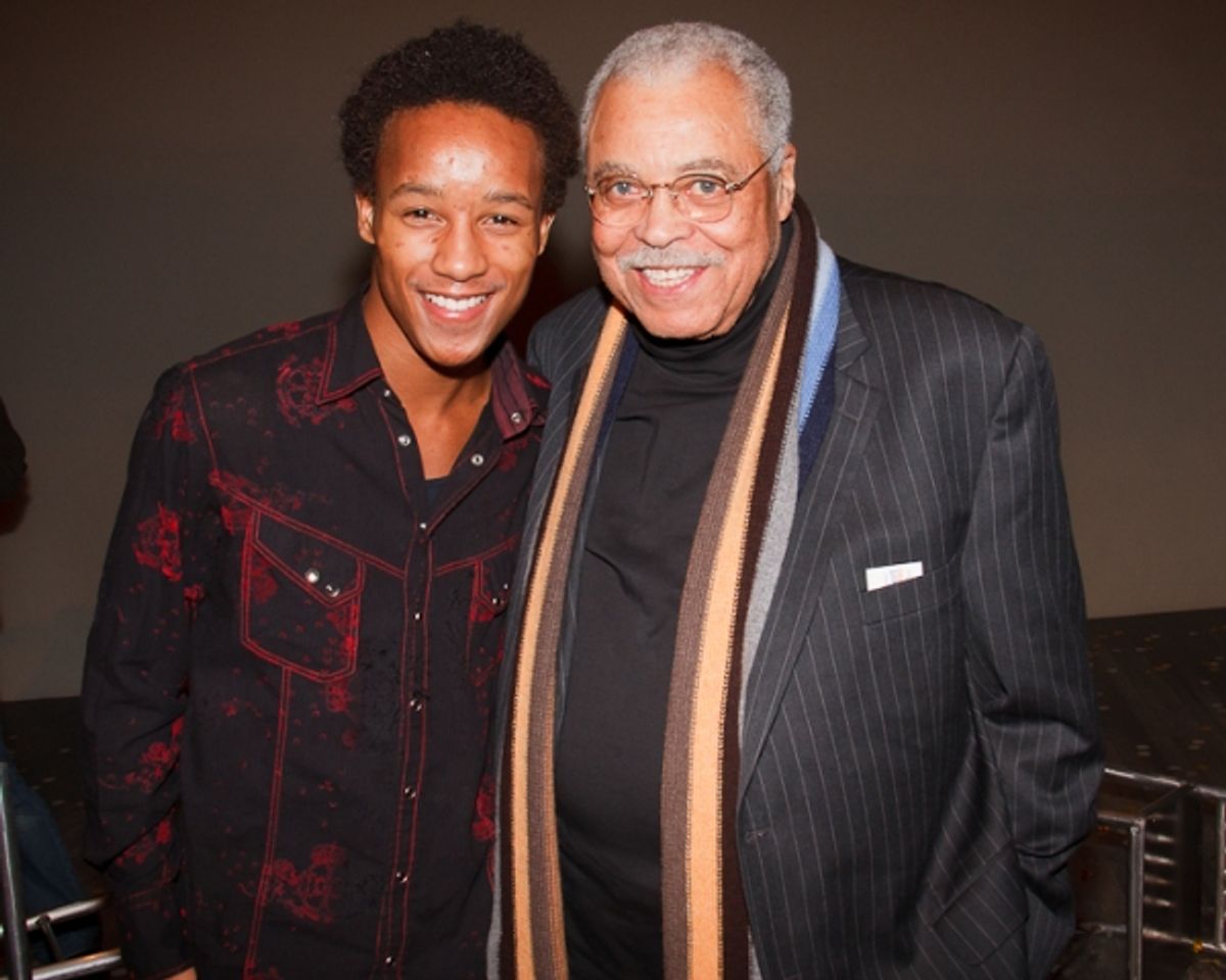 KendRick Jones and James Earl Jones at 