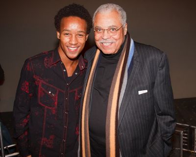 KendRick Jones and James Earl Jones Photo
