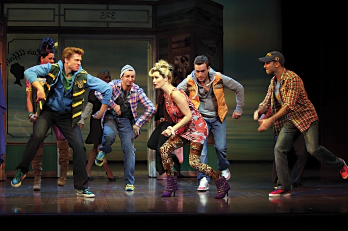 Kimmy Edwards, Stephen Webb, Stephane Anelli, Denise Van Outen (Paulette), Sean Mulligan & Thomas Camilleri at 