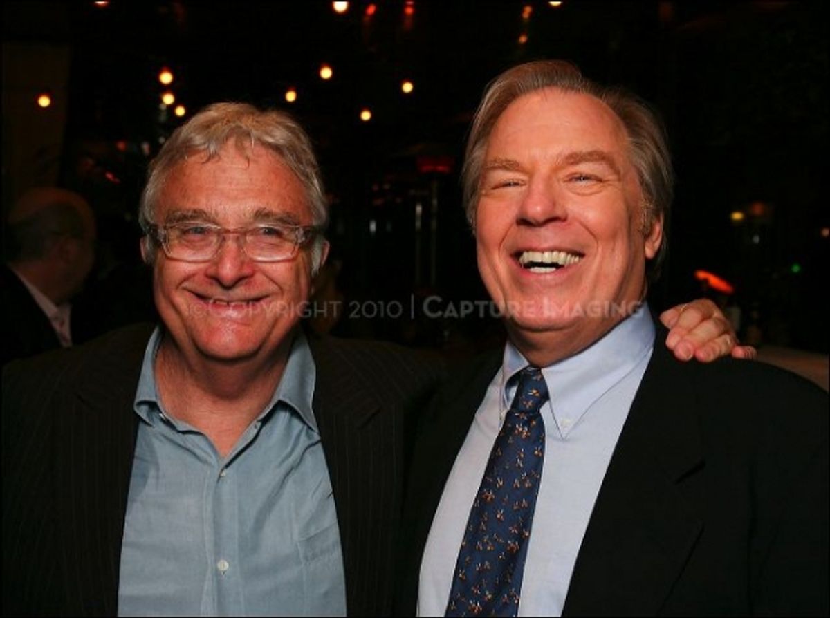 Randy Newman (L) and cast member Michael McKean  at 