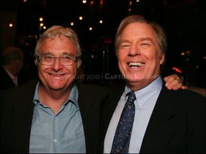 Randy Newman (L) and cast member Michael McKean @ BroadwayWorld Randy Newman (L) and cast member Michael McKean Photo