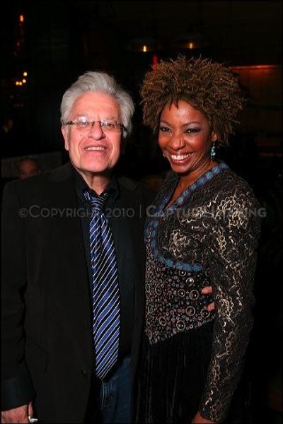 Jerry Zaks (R) and cast member Adriane Lenox Photo