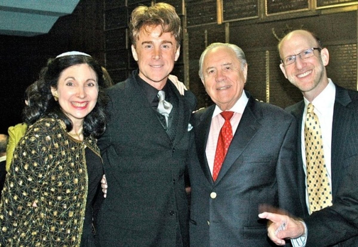 Rabbi Jill, Sal Viviano, Ted Miller and Douglas J. Cohen at 