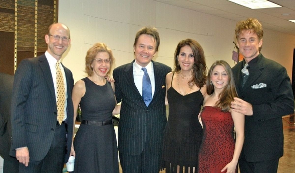 Dougas J, Cohen, Jackie Hoffman,  Eric Comstock, Barbara Fasano, Christina Bianco and Sal Viviano at 