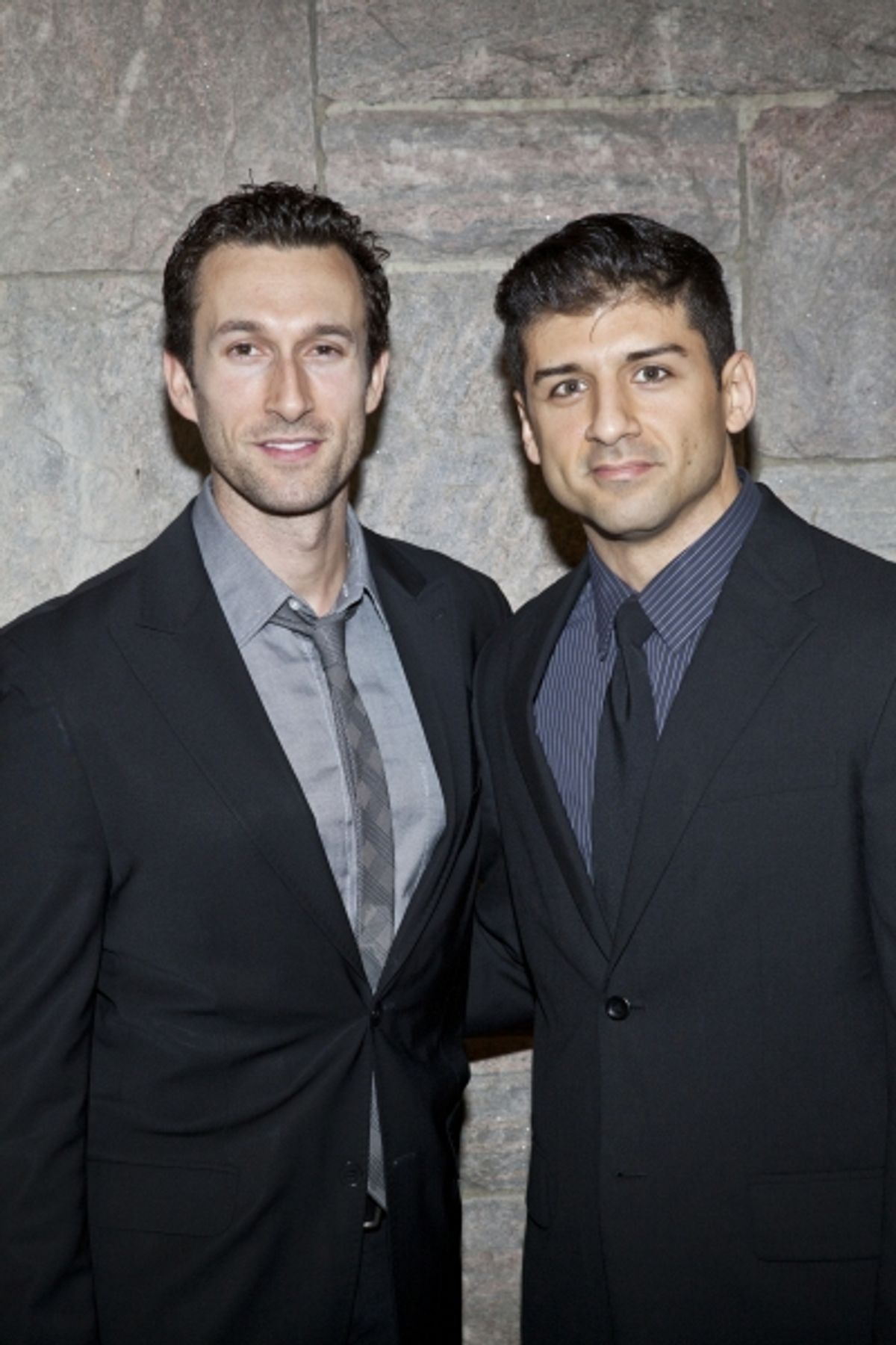 Aaron Lazar and Tony Yazbeck at 