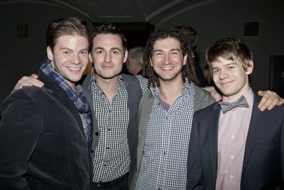Brian Letendre, Max von Essen, Adam Wachter and Andrew Keenan-Bolger Photo
