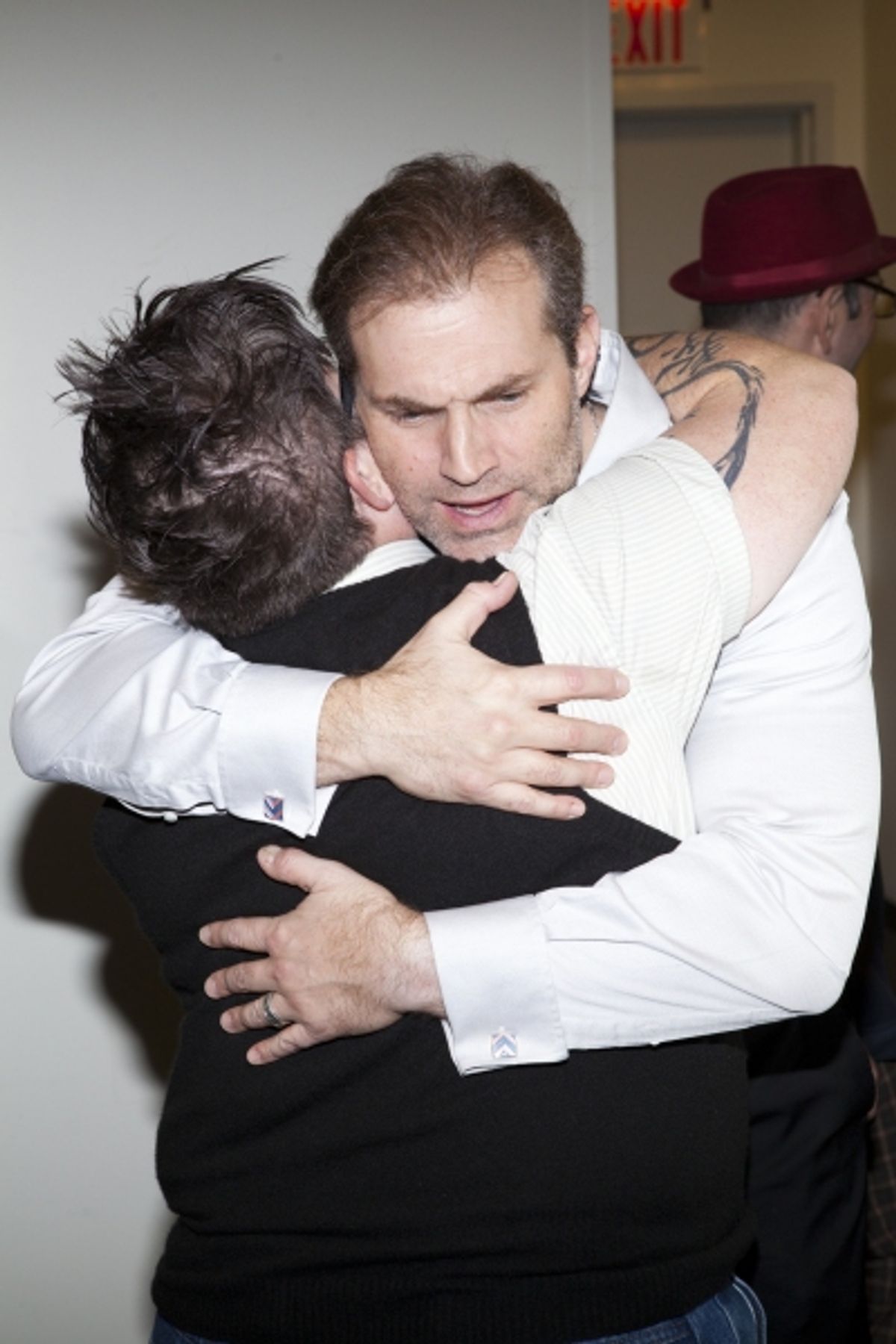 Lea DeLaria give Marc Kudisch some love! at 