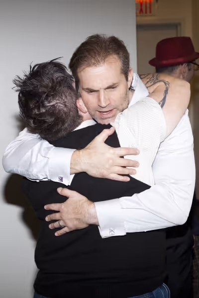 Lea DeLaria give Marc Kudisch some love! Photo