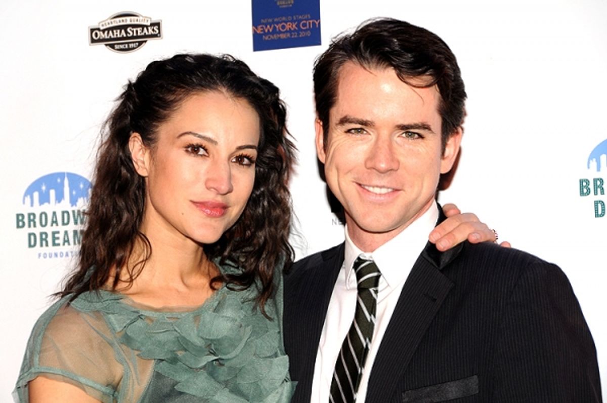 America Olivo &  Christian Campbell at 