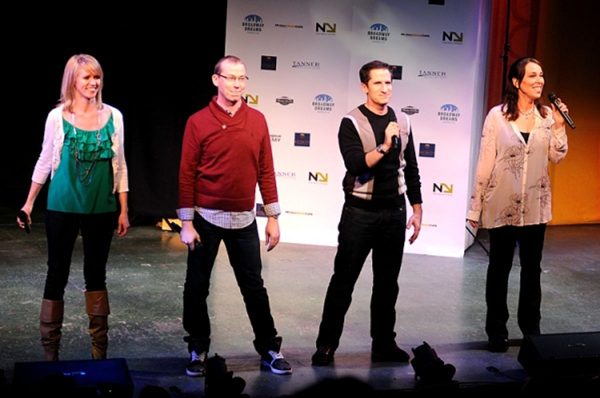 Lauren Kennedy, Tyler Maynard, Seth Rudetsky& Susan Mosher at 