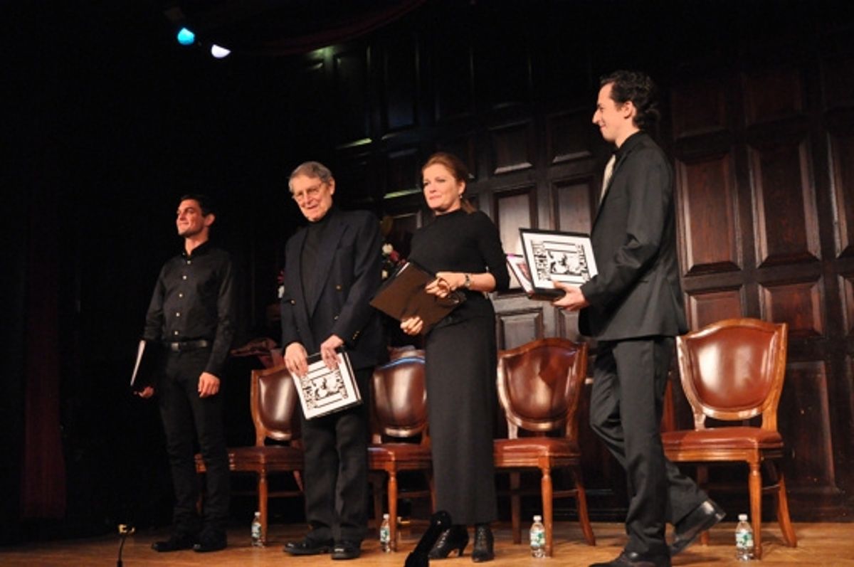 Wesely Taylor, John Cullum, Kate Mulgrew and Josh Grisetti at 