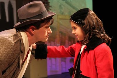 David Heimann as Fred Gailey and Nicole Karkazis  Photo
