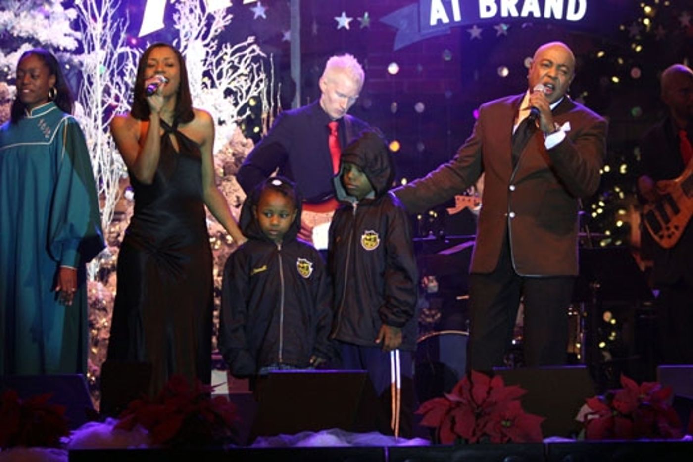 Photo Coverage: Christamas Tree Lighting Celebration with DWTS' Mark Ballas, Peabo Bryson, Warren, et al. Photo Coverage: Christamas Tree Lighting Celebration with DWTS' Mark Ballas, Peabo Bryson, Warren, et al. Image