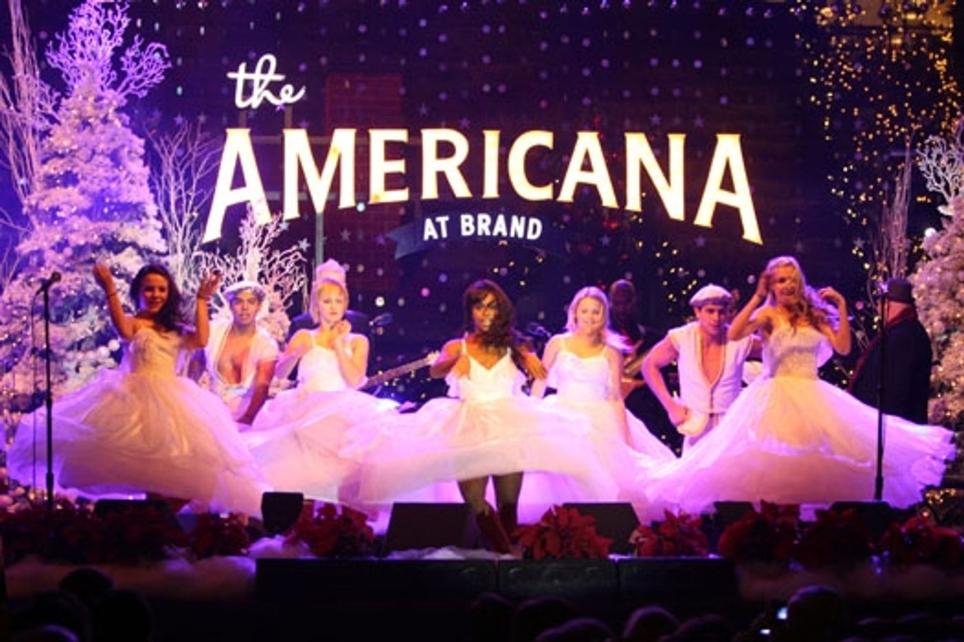 Photo Coverage: Christamas Tree Lighting Celebration with DWTS' Mark Ballas, Peabo Bryson, Warren, et al. Photo Coverage: Christamas Tree Lighting Celebration with DWTS' Mark Ballas, Peabo Bryson, Warren, et al. Image