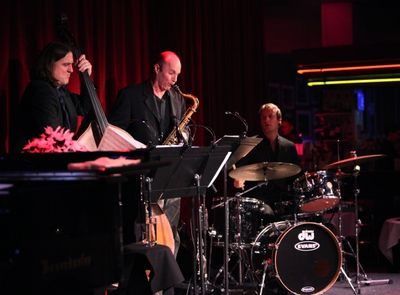 The Band: Music director - drums, guitar etc - Michael Croiter, Piano - Michael Patri Photo