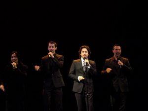 John Lloyd Young, Ray Garcia, Daniel Guzman, and Nathan Shrake Photo