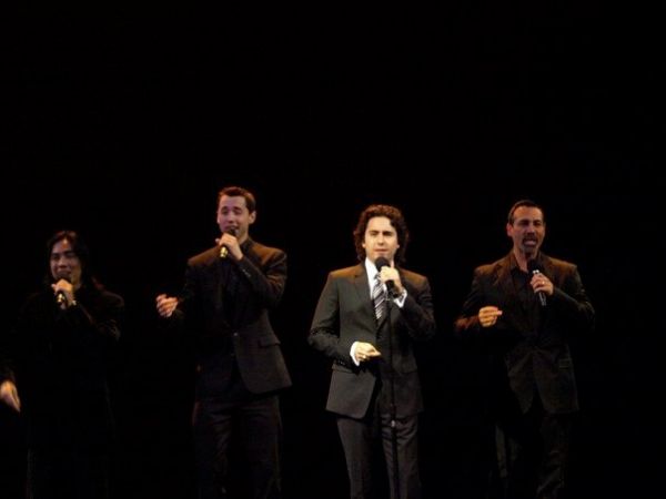 John Lloyd Young, Ray Garcia, Daniel Guzman, and Nathan Shrake Photo