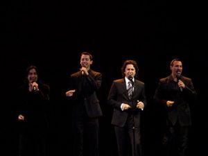 John Lloyd Young, Ray Garcia, Daniel Guzman, and Nathan Shrake Photo