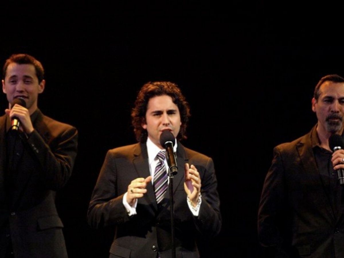 Nathan Shrake, John Lloyd Young and Daniel Guzman at 