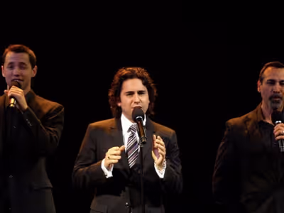 Nathan Shrake, John Lloyd Young and Daniel Guzman Photo