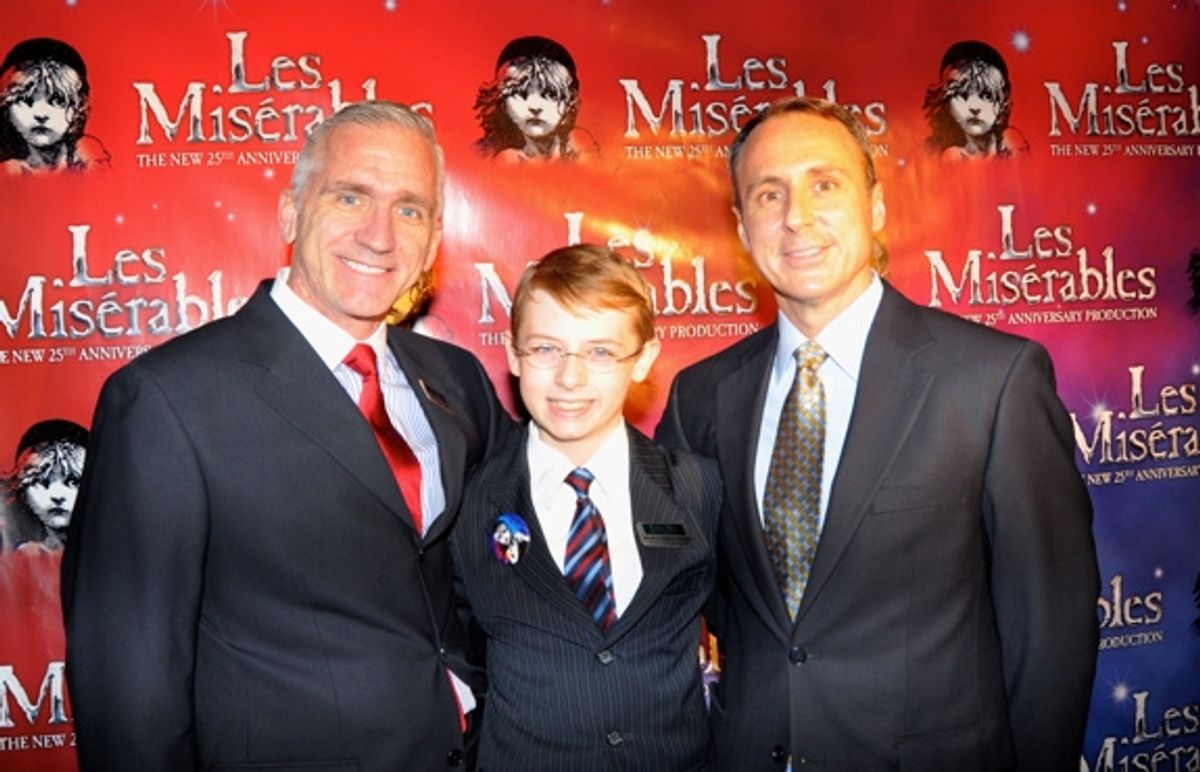 Mark S. Hoebee (Producing Artistic Director), Stephen Elardo-Hoebee and Larry Elardo at 