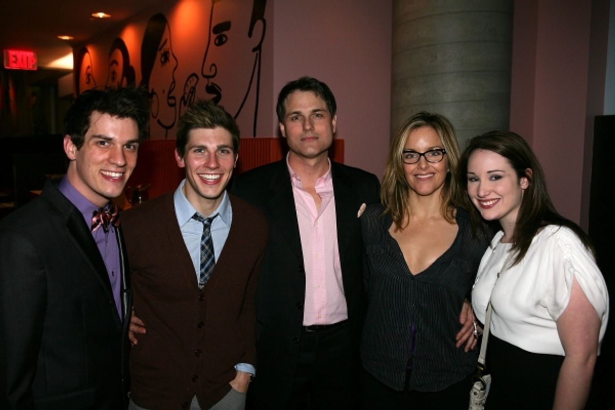 Preston Sadleir, Curt Hansen, Asa Somers, Alice Ripley and Emma Hunton at 