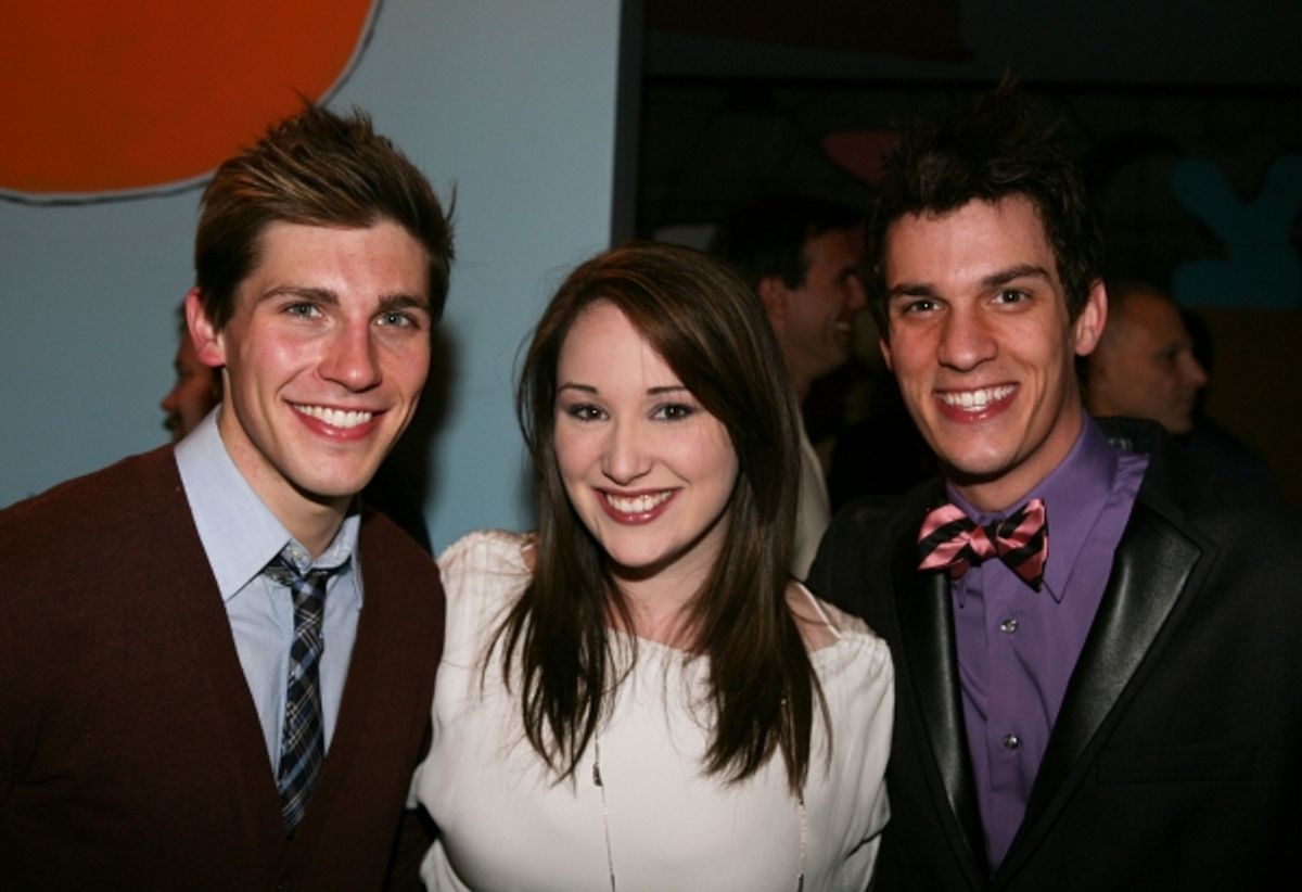Curt Hansen, Emma Hunton and Preston Sadleir at 