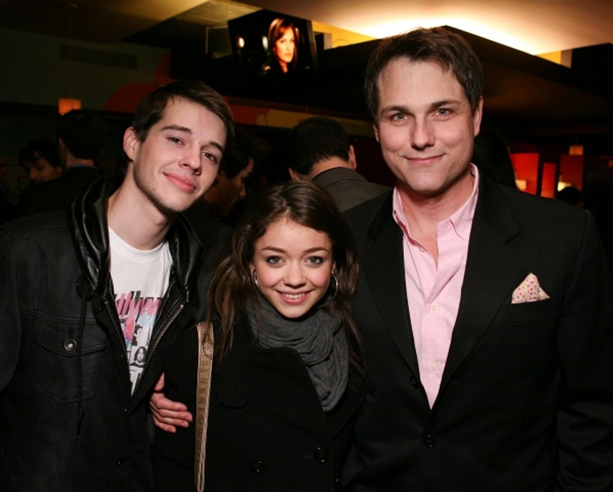 Matt Prokop, Sarah Hyland and cast member Asa Somers at 