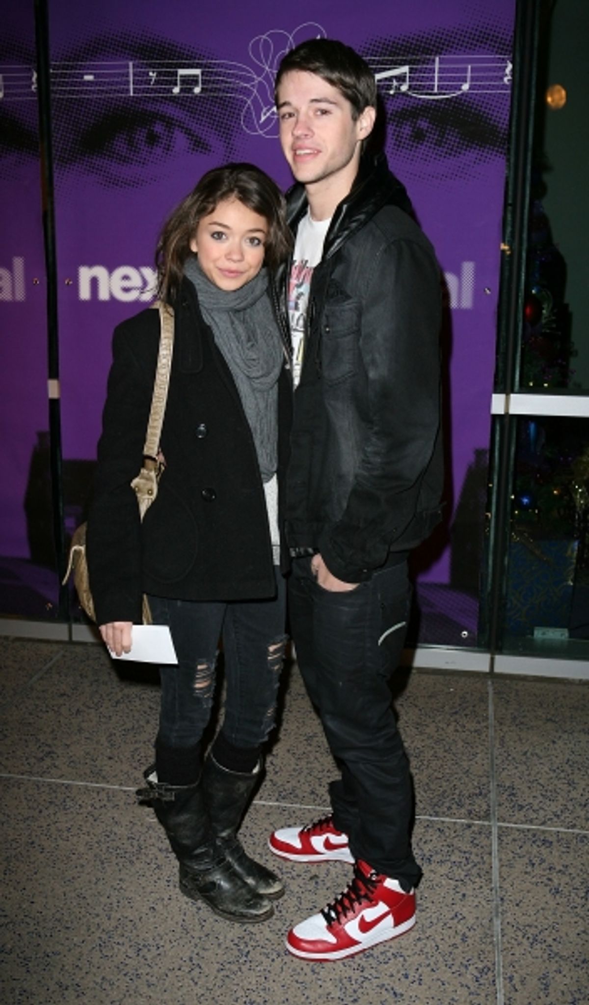 Sarah Hyland and Matt Prokop at 