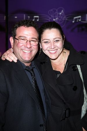 Director Michael Greif (L) and actress Camryn Manheim  Photo