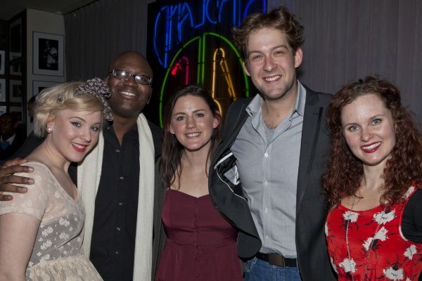 Ceili O'Connor, Titus Burgess, Carrie Manolakos, Andrew Kober and Autumn Hurlbert Photo