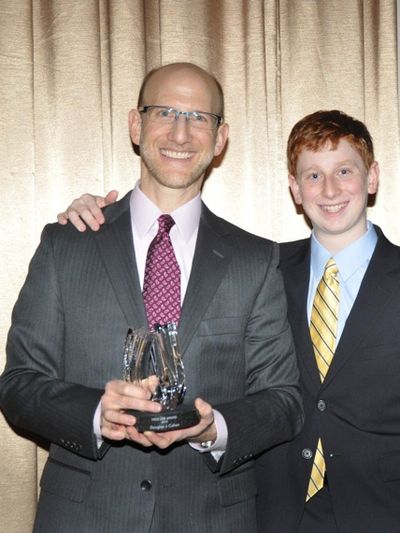 Douglas J. Cohen and his son Jeremy Cohen Photo