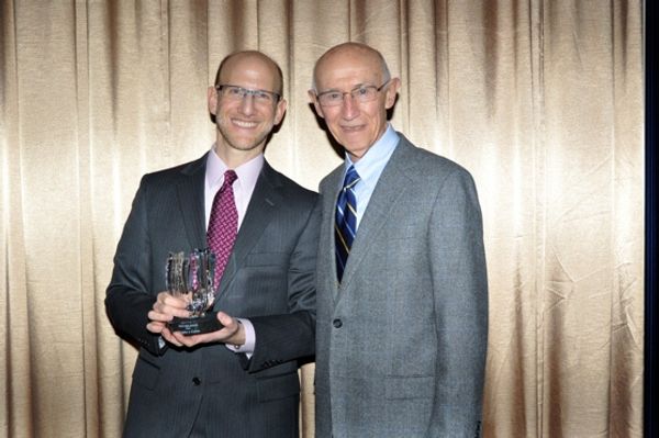 Douglas J. Cohen and  his father Hirsch Cohen Photo