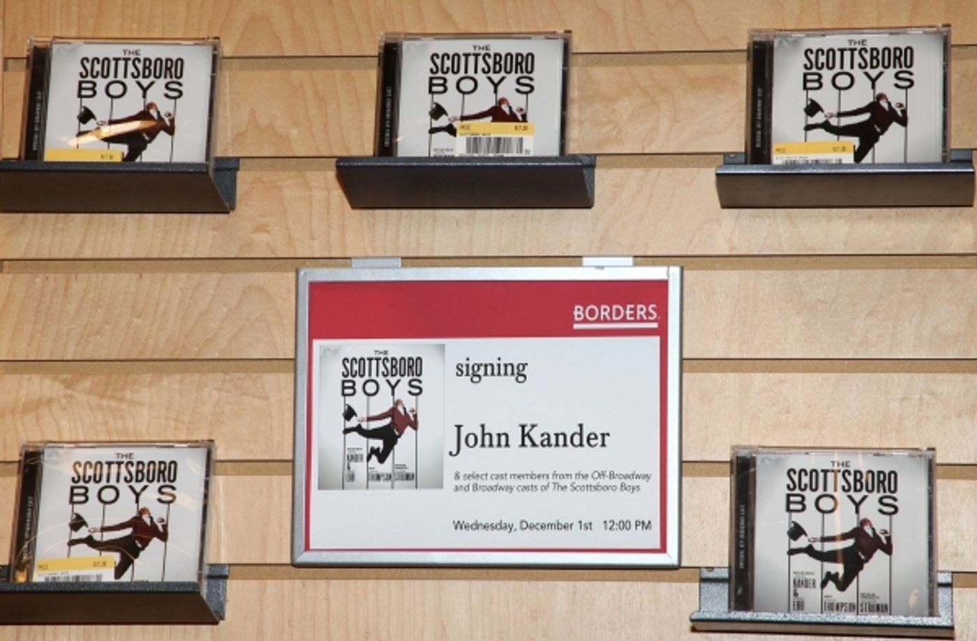 Photo Coverage: John Kander & THE SCOTTSBORO BOYS visit Borders  Image