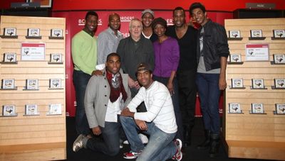 John Kander & the cast of "THE SCOTTSBORO BOYS" Photo