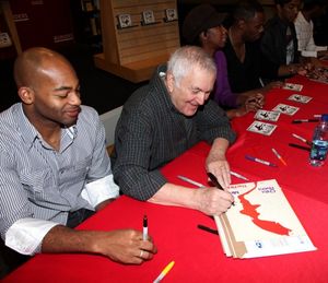 Brandon Victor Dixon & John Kander @ BroadwayWorld Brandon Victor Dixon & John Kander Photo