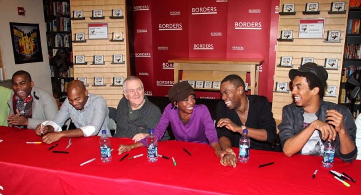 John Kander & the cast of 'THE SCOTTSBORO BOYS' at 