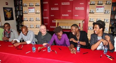 John Kander & the cast of "THE SCOTTSBORO BOYS" Photo
