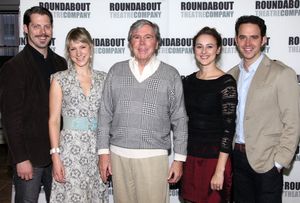 David Furr,  Charlotte Parry, Brian Bedford, Sara Topham and Santino Fontana Photo