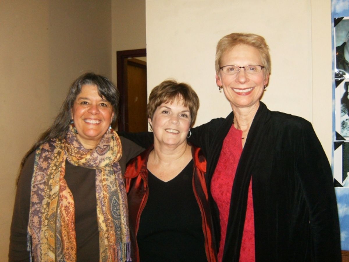 Anne Hills, Mary Pat Sieck and Virginia Smith at 
