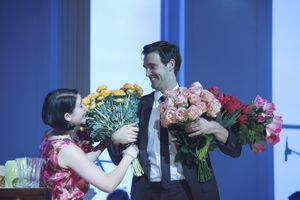 Emma Williams and Michael Xavier Photo