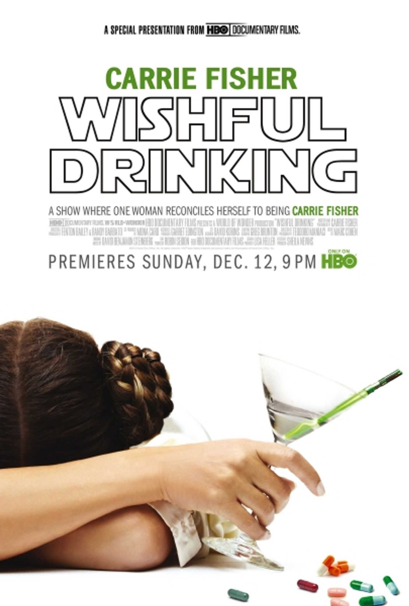 Photo Coverage: Carrie Fisher's WISHFUL DRINKING on HBO - First Look!  Image