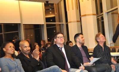 Nikki Renee Daniels, Darius de Haas, Christopher Sieber, Zak Resnick and Chris Delis Photo