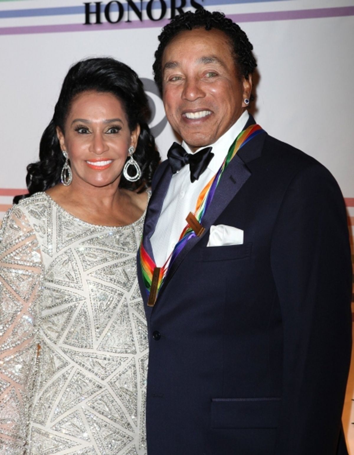 Frances Gladney & Smokey Robinson at 