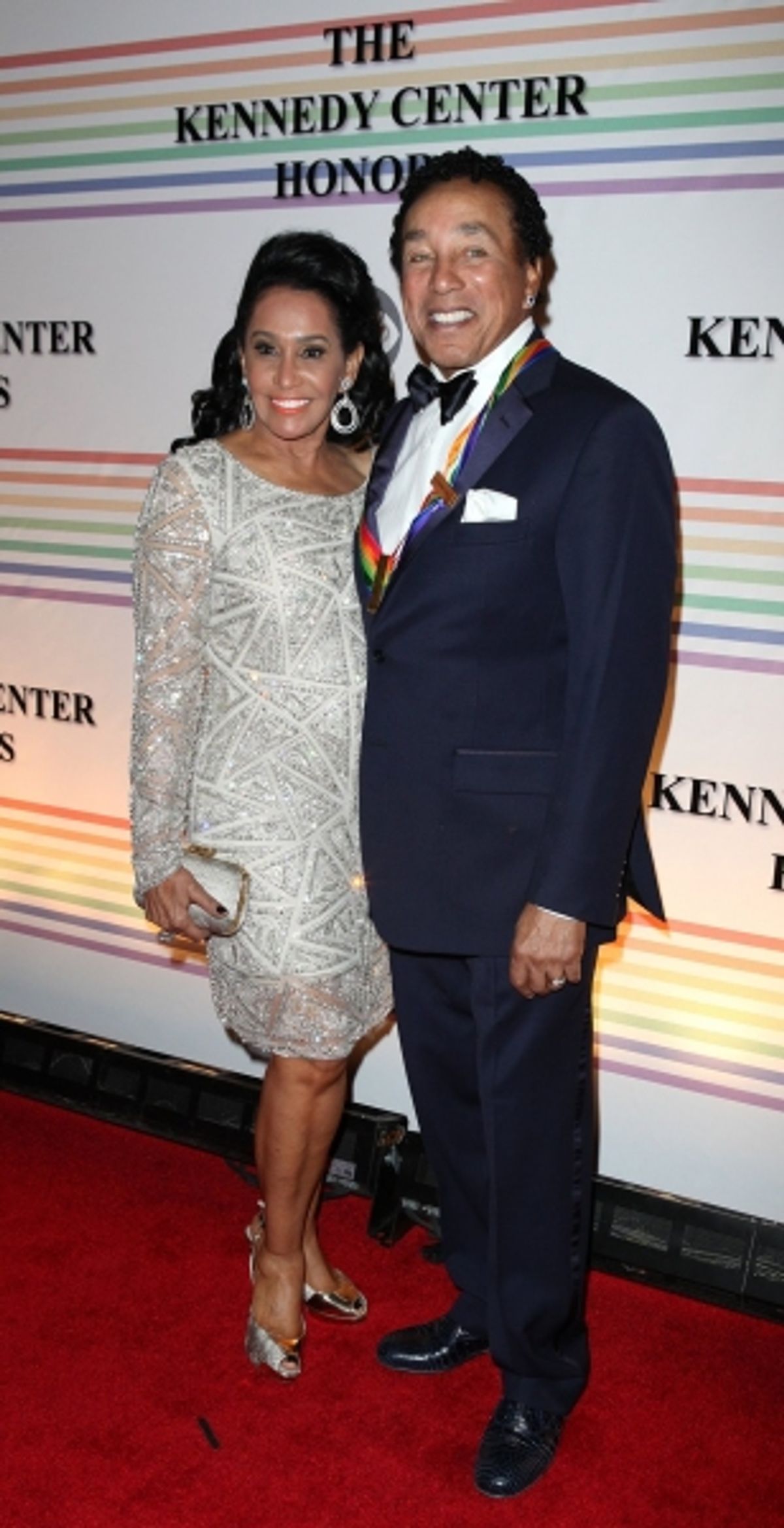 Frances Gladney & Smokey Robinson at 