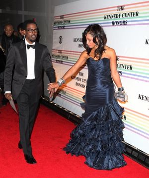 Chris Rock & Malaak Rock Photo