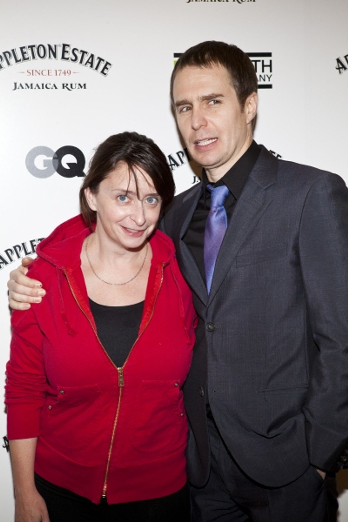 Rachel Dratch and Sam Rockwell at 