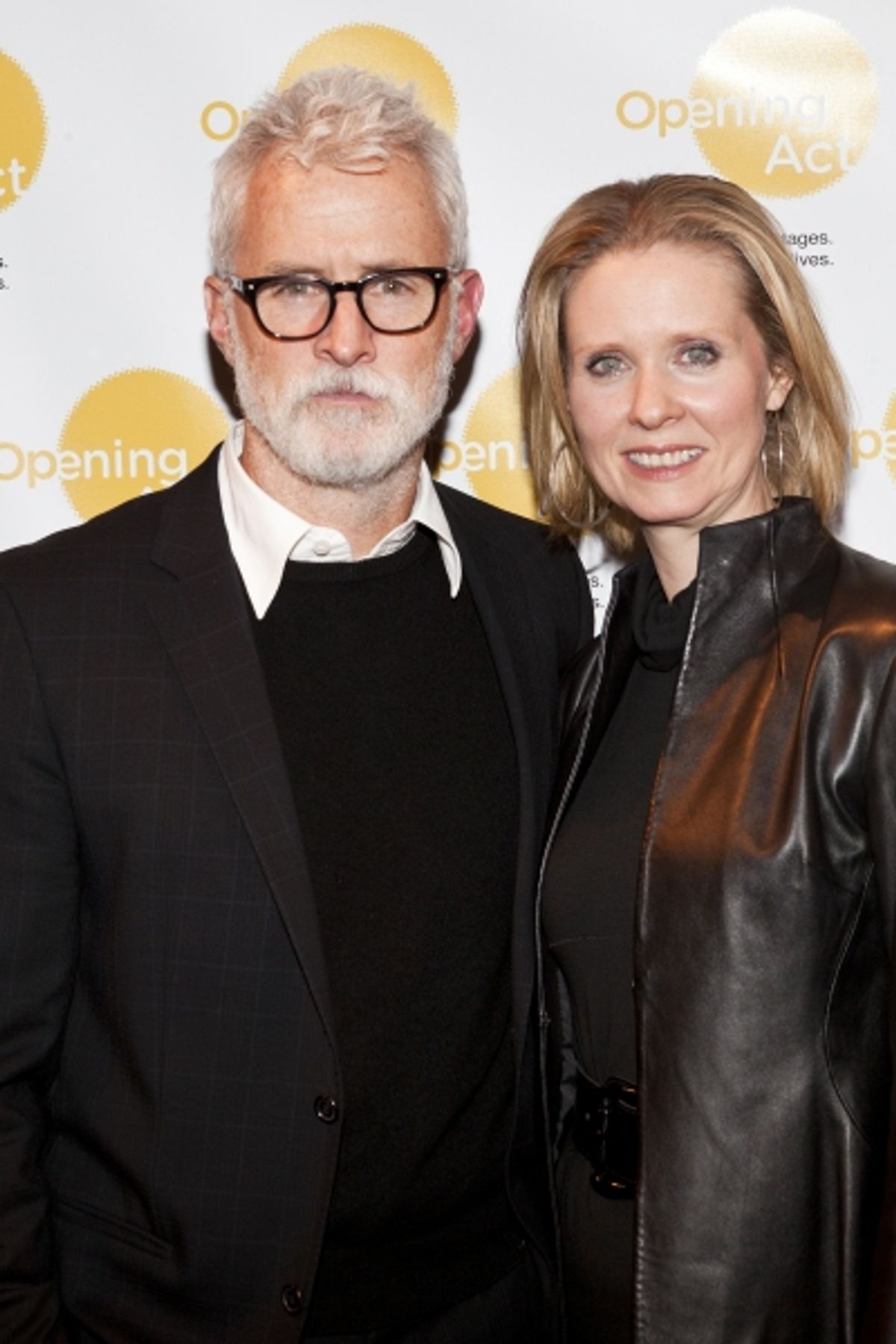 John Slattery and Cynthia Nixon at 