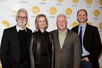 John Slattery, Cynthia Nixon, Bill Corbet and Michael Mastro Photo
